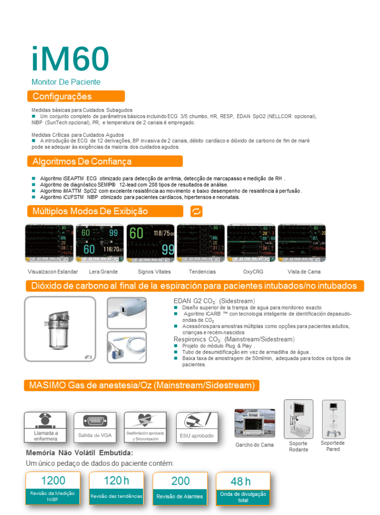 Monitor de paciente healthequipamentos