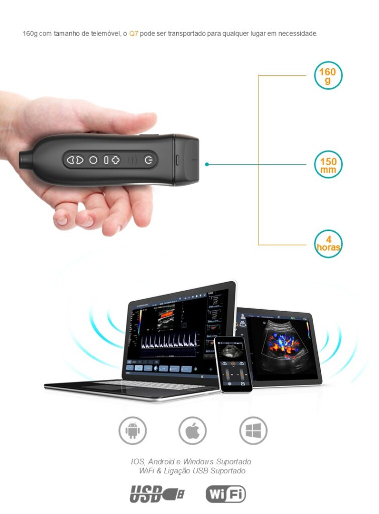 Sistema de ultrassom de bolso
